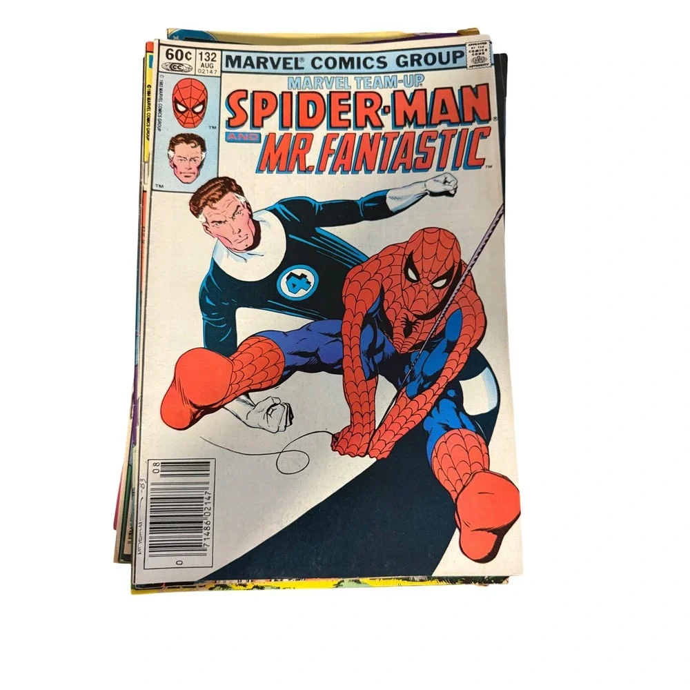 Marvel Comics Spider-Man and Mr‎ Fantastic Team Up Issue 132 August 1983